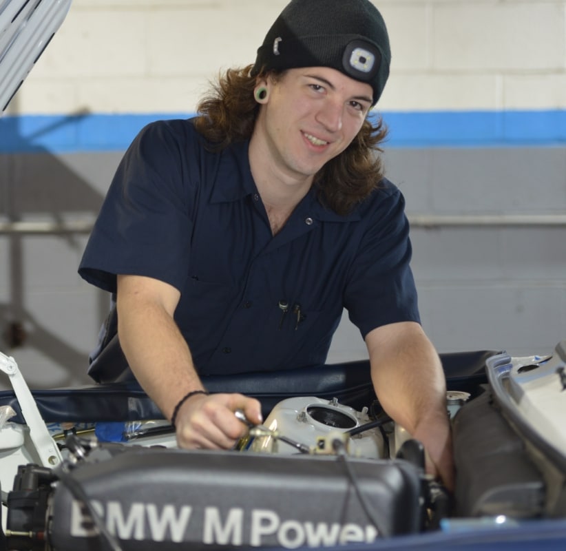 Chase Bronzini European technician in The Woodlands