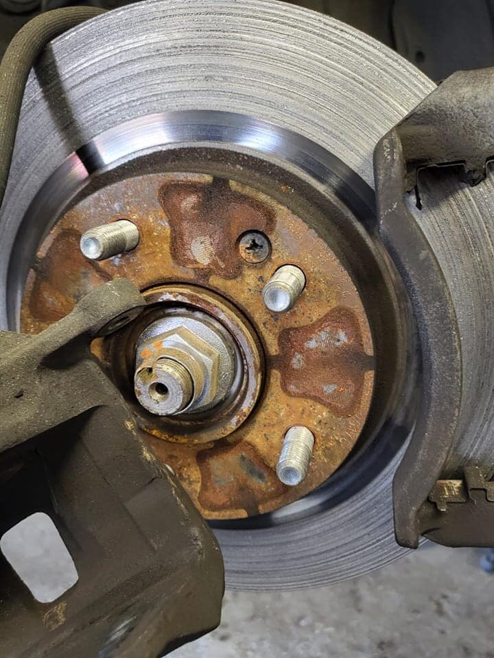 worn brake rotors
