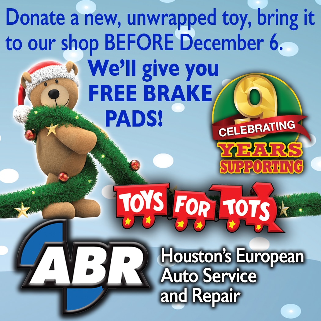 FREE Brake Pads with Toys For Tots